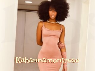 Kahannamontrese